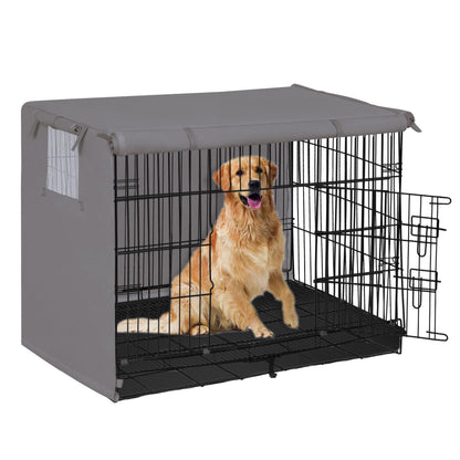 Easy-Going Dog Crate Cover 30 Inch Dog Kennel Cover for Dog Cage Covers for Dog Crates Fit (30" Lx19 Wx21 H) Grey